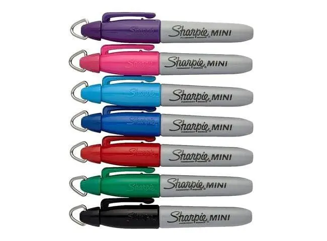 Sharpie Mine Fine綠色迷你萬用筆/ 粗字